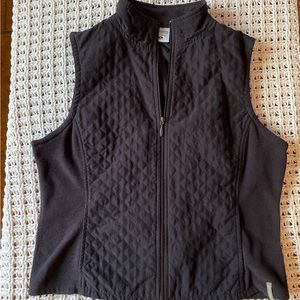 Columbia women’s quilted zipper vest medium black